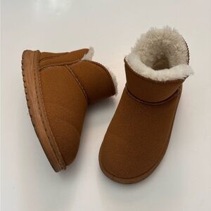 Girls Faux Fur Lined Ankle Boots